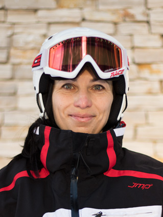 Mirka Šarinová - inštruktorka lyžovania
