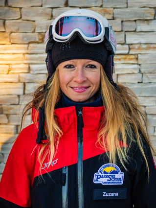 Zuzka Fabiánová - inštruktorka lyžovania a bežkovania