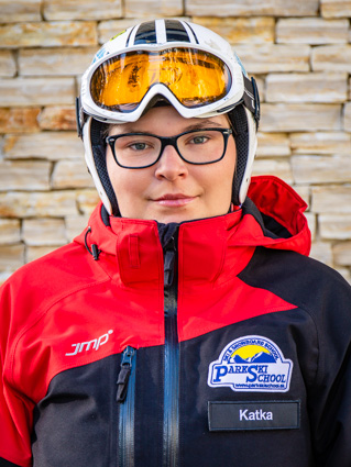 Katka Sepešiová - inštruktorka lyžovania